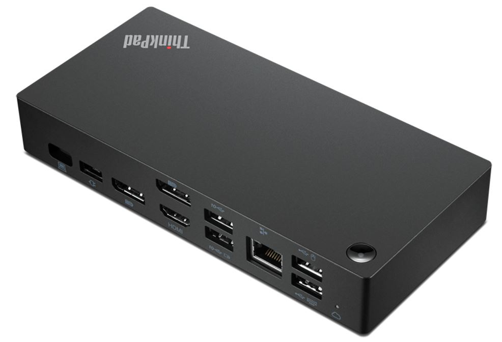 Lenovo 40B20135DK laptop dock/port replicator Wired USB 3.2 Gen 1 (3.1 Gen 1) Type-C Black