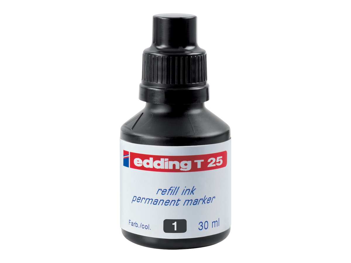 EDDING T 25 - Tinte - permanent - Schwarz - 30
