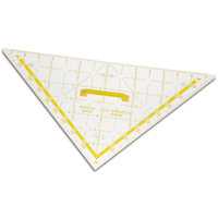 Aristo AR1650W triangle 45� triangle Plastic Transparent, White, Yellow 1 pc(s)