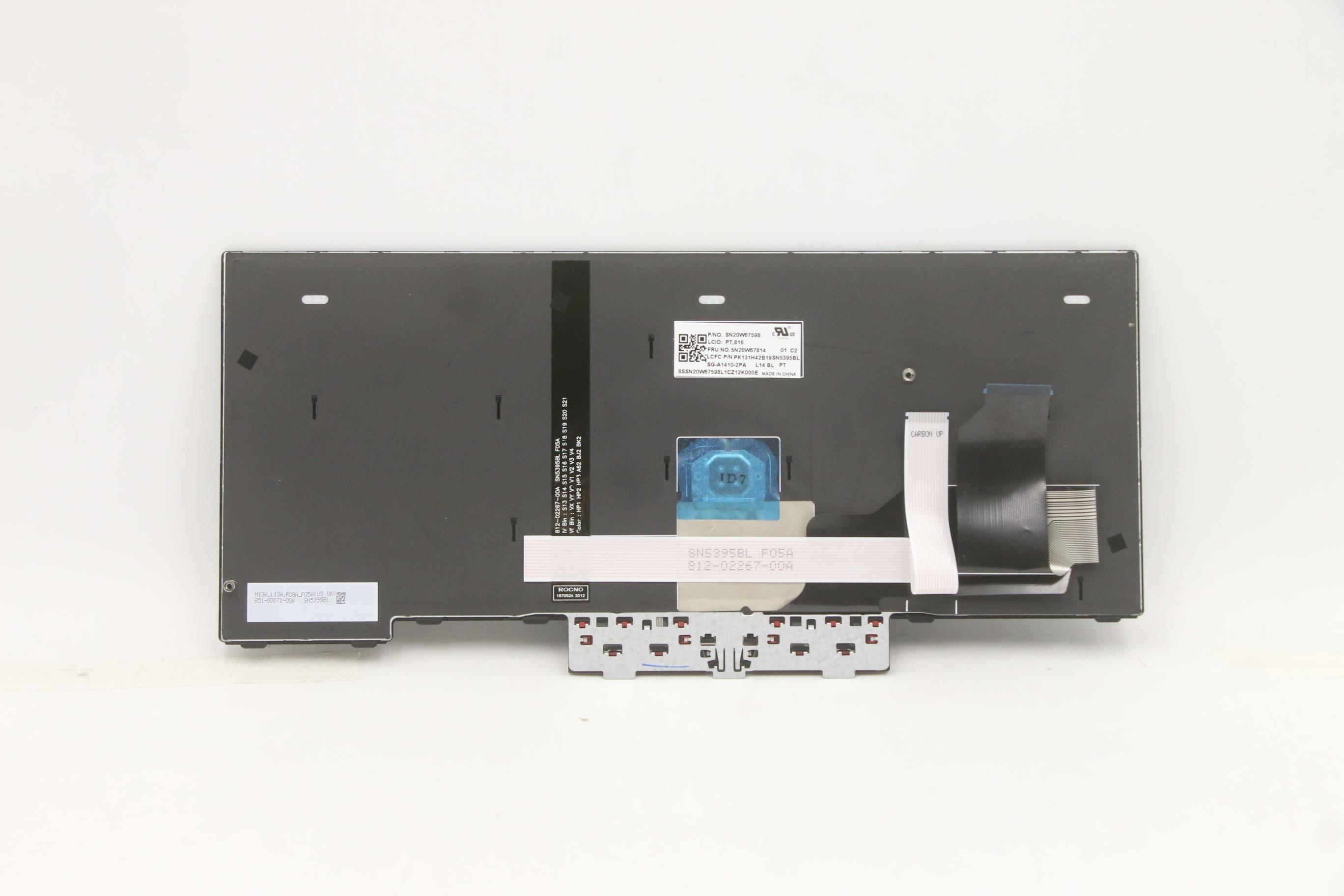 Lenovo 5N20W67814 refaccin para laptop Teclado