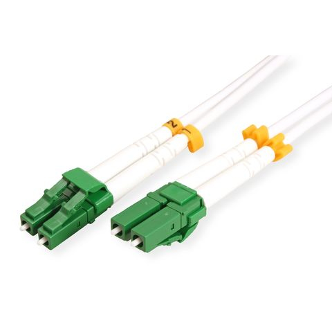 Secomp 21.15.8631 c�ble de fibre optique 2 m 2x LC LC/APC OS2 Blanc