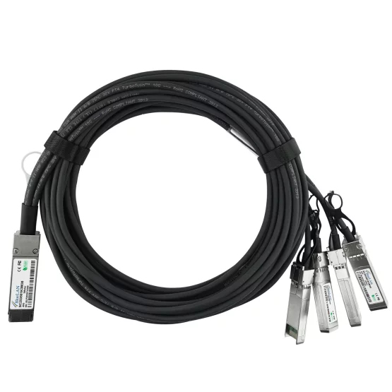 BlueOptics QSFP-4SFP10G-CU1M kompatibles BlueLAN QSFP DAC SC253501K1M30