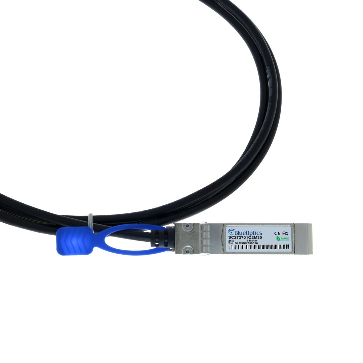 BlueOptics TP-Link SM6220-50CM BlueLAN 25GBASE-CR passives SFP28 auf SFP28 Direct Attach Kabel, 0.5 Meter
