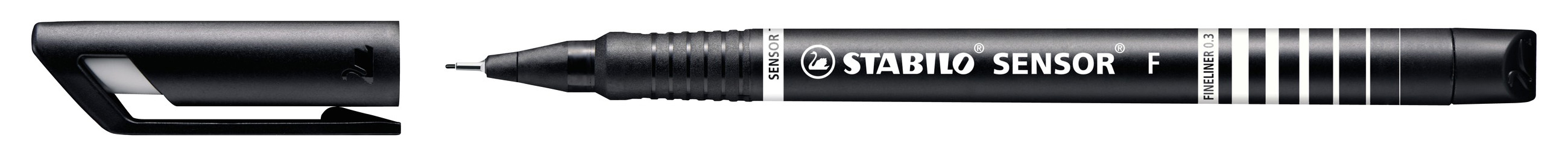 STABILO SENSOR fine rotulador de punta fina Fino Negro, Azul, Verde, Rojo 4 pieza(s)