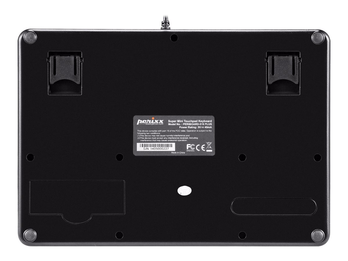 Perixx PERIBOARD-510H Plus keyboard Universal USB Spanish Black