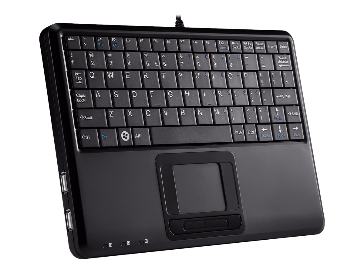 Perixx PERIBOARD-510H Plus keyboard Universal USB Spanish Black