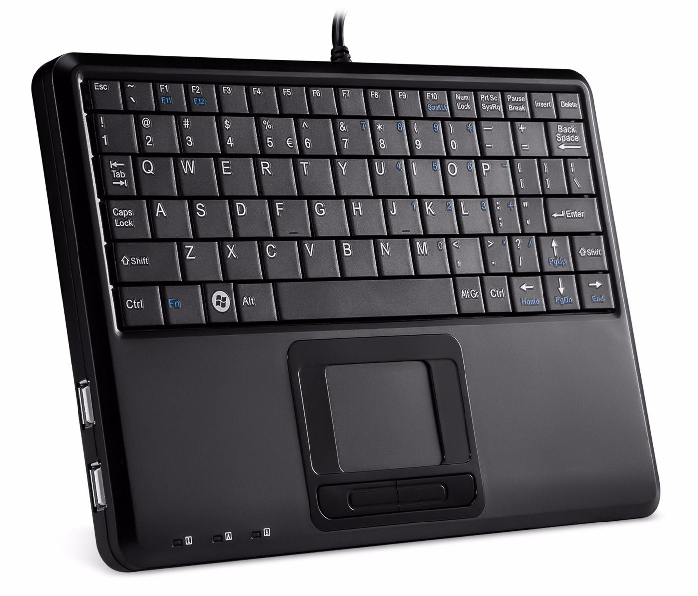 Perixx PERIBOARD-510H Plus keyboard Universal USB Spanish Black