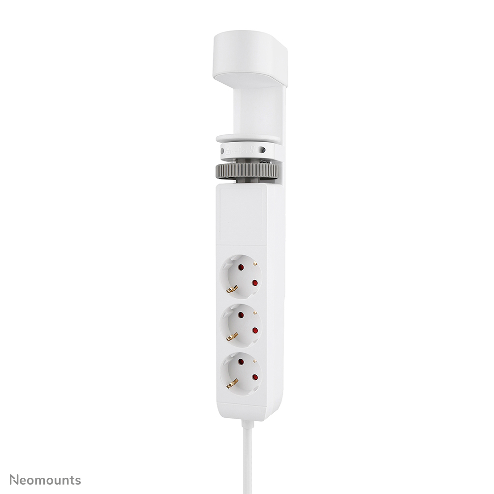 Neomounts DS22-840WH6 Regleta de sobremesa con abrazadera y puertos USB-C y USB-A - carga rpida