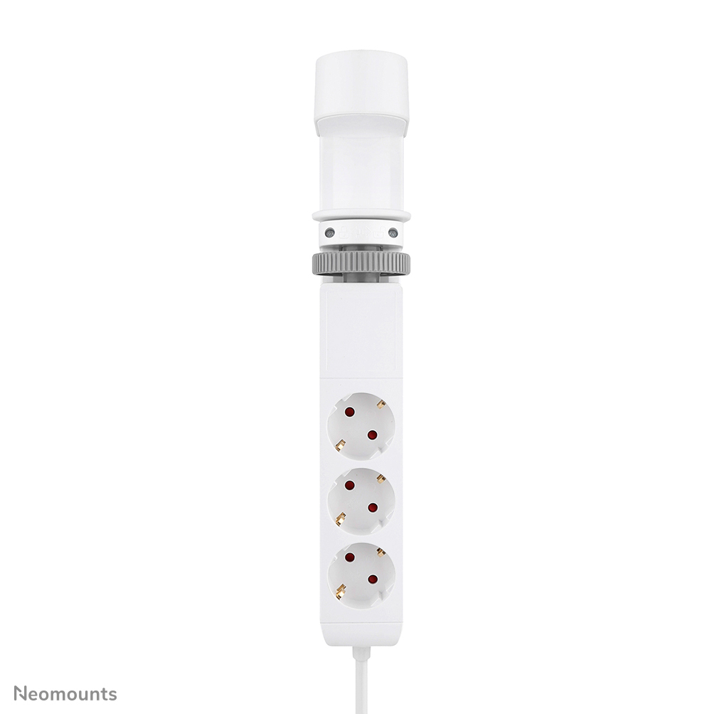 Neomounts DS22-840WH6 Regleta de sobremesa con abrazadera y puertos USB-C y USB-A - carga rpida