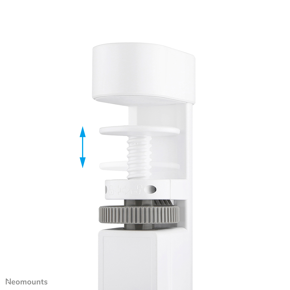 Neomounts DS22-840WH6 Regleta de sobremesa con abrazadera y puertos USB-C y USB-A - carga rpida