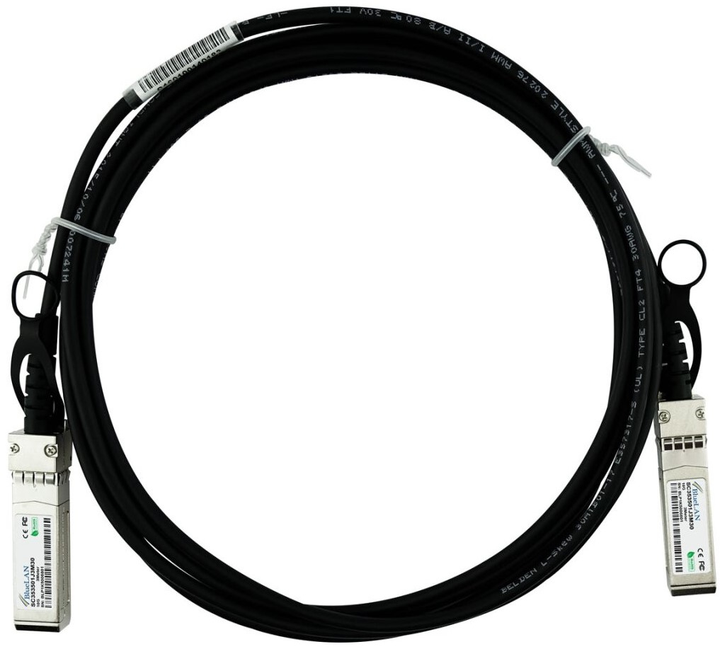 BlueOptics Netgate SFP-10G-CU-1M-NE kompatibles BlueLAN DAC SFP+ SC353501J1M30