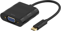 Deltaco USBC-VGA - USB Typ-C - VGA (D-Sub) - Mnnlich - Weiblich - Gerade - Gerade
