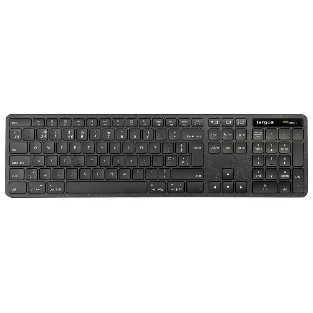 Targus EcoSmart AKB873FR tastiera Universale RF senza fili + Bluetooth AZERTY Francese Nero