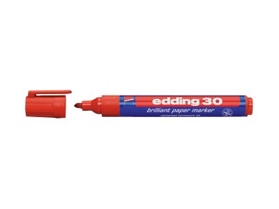 EDDING 10 Brilliant-Paper-Marker 30 Permanentmarker farbsortiert 1.5 - 3.0