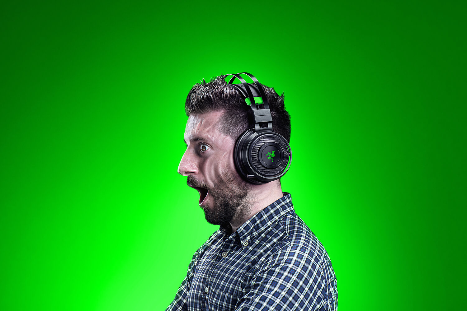 Razer Nari Ultimate XBox One Auriculares Inalmbrico Diadema Juego Negro, Verde