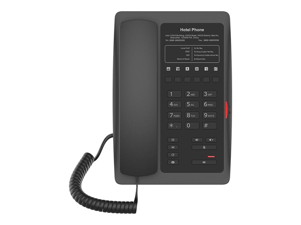 Fanvil H3W tel�fono IP Negro 2 l�neas Wifi