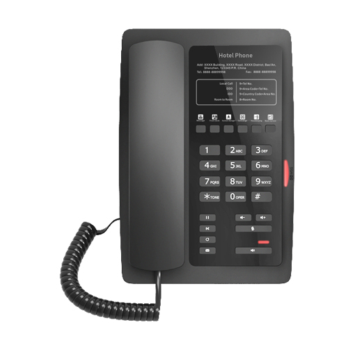 Fanvil H3W tel�fono IP Negro 2 l�neas Wifi