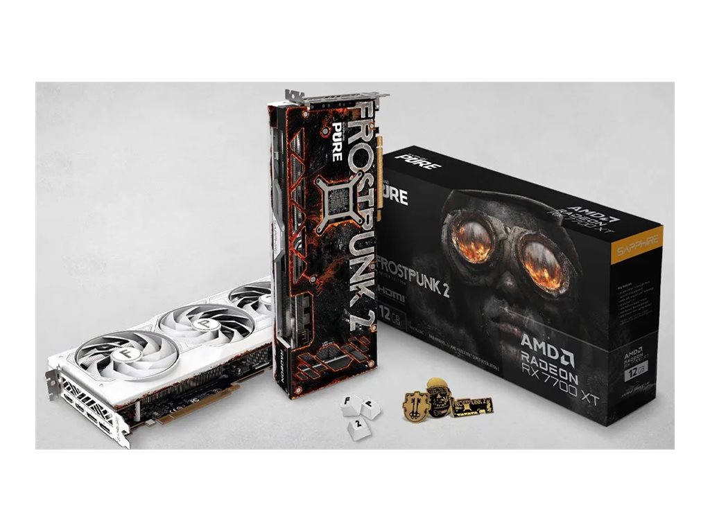 Sapphire Radeon RX7700XT Pure Frost Punk 2 Special Edition - PCI-Express - 12.288 MB