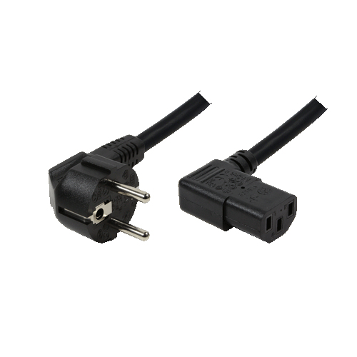 LogiLink Swiss-IEC - IEC-C13, 2m Negro C13 acoplador