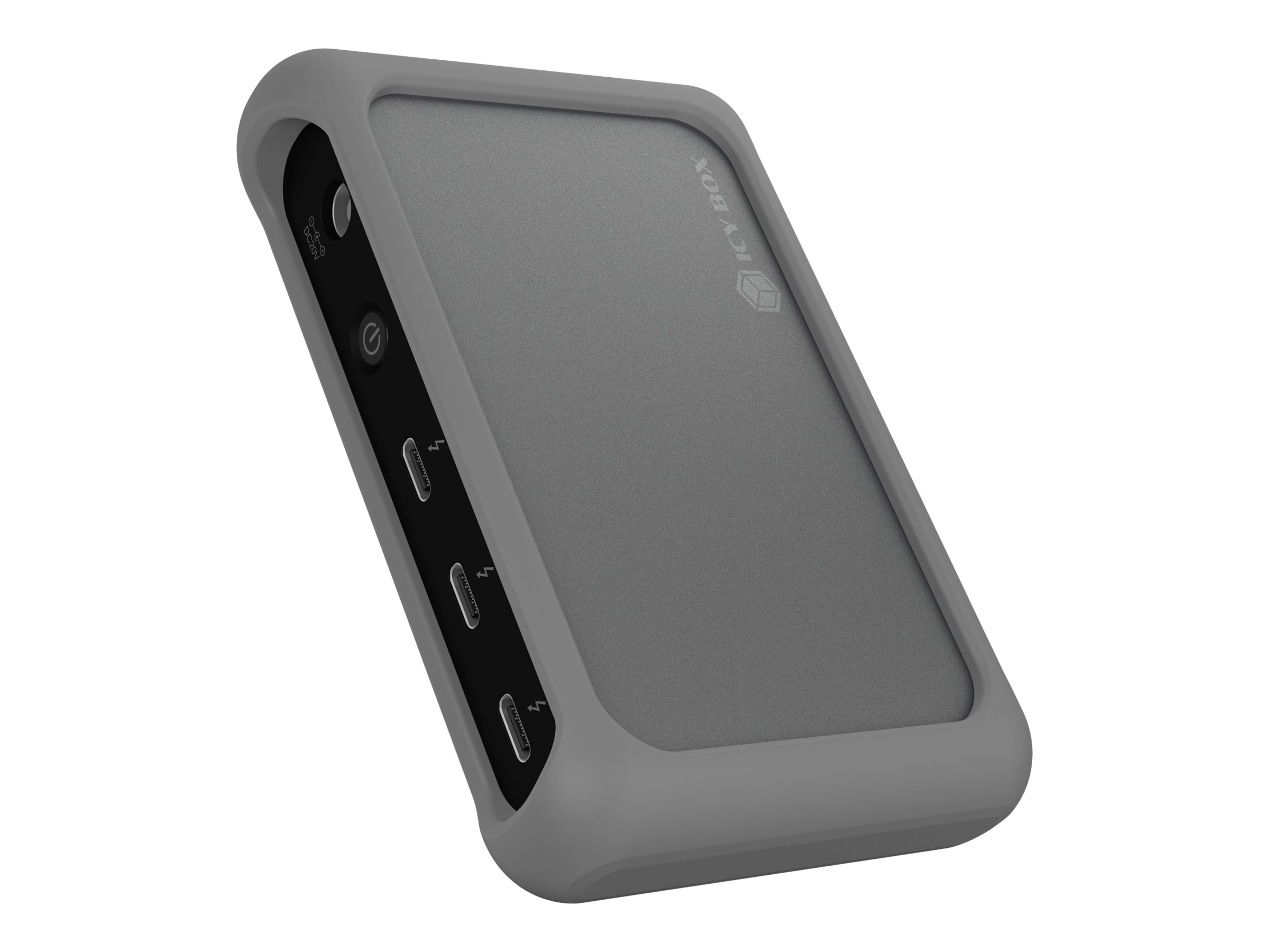 ICY BOX IB-HUB801-TB4 Thunderbolt 4 40000 Mbit/s Antracita, Negro