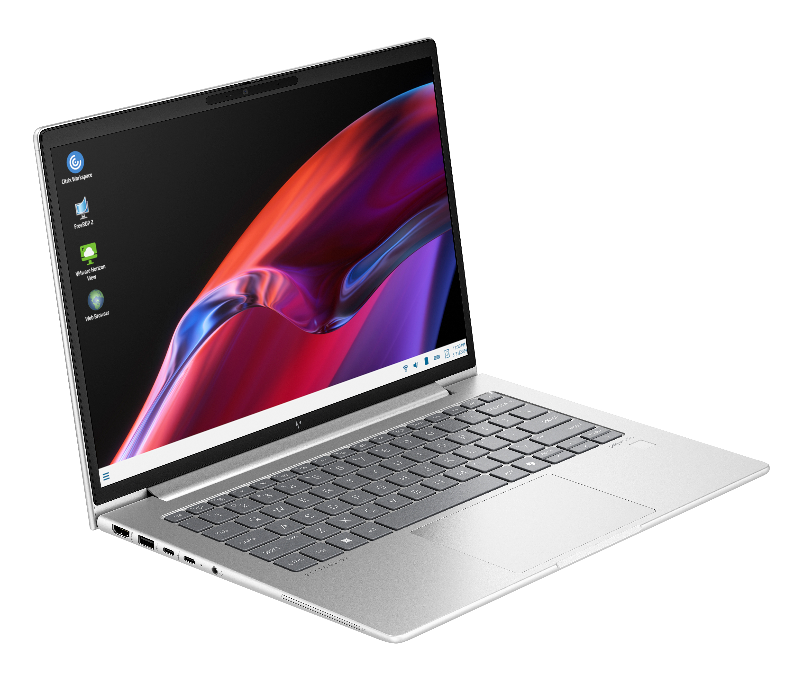 HP Elite Mobile Thin Client mt645 G8 - 180�-Scharnierdesign - AMD Ryzen 3 7335U / 3 GHz - HP ThinPro - Radeon 660M - 8 GB RAM - 256 GB SSD NVMe - 35.6 cm (14)