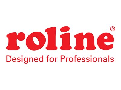ROLINE Patch Panel - 40 x 60 mm - Jet Black, RAL 9005 - 1U - 48.3 cm (19)