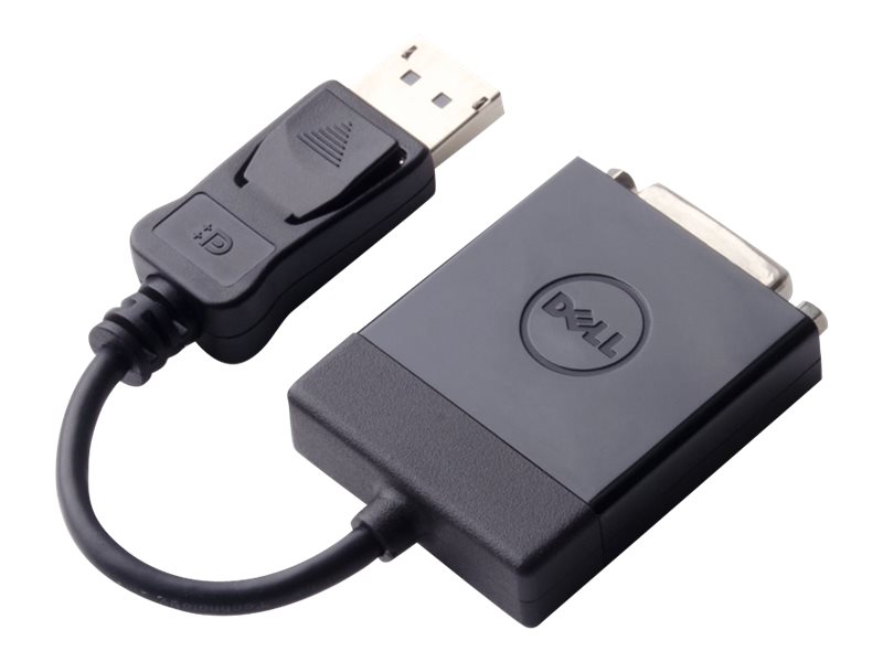 DELL 470-ABEO c�ble vid�o et adaptateur DisplayPort DVI Noir