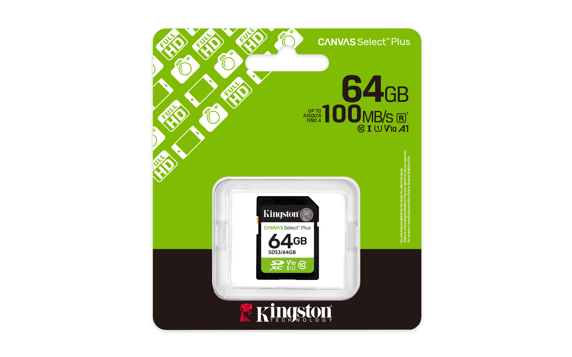 Kingston Canvas Select Plus - Flash-Speicherkarte