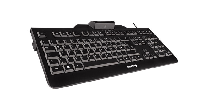 CHERRY KC 1000 SC clavier USB QWERTZ Suisse Noir