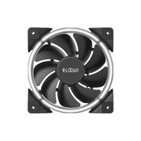 Pccooler 120mm Gehuselfter in Wei - Ventilator - 12 cm - 1000 RPM - 1800 RPM - 26,5 dB - 35 cfm