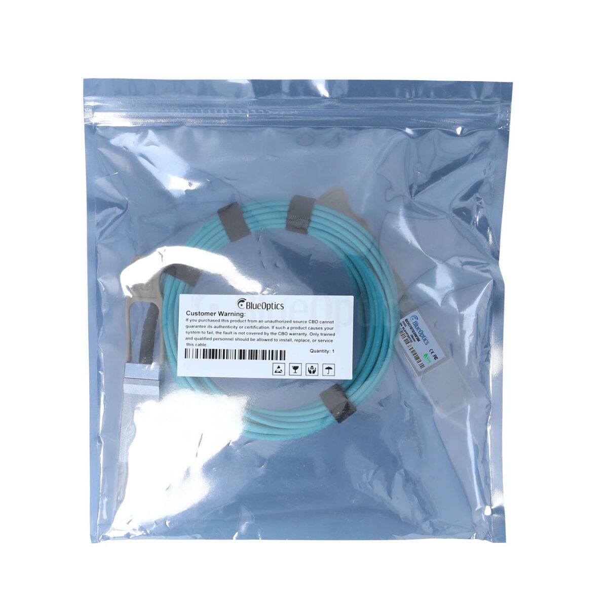 BlueOptics B4QY-BO cavo InfiniBand 10 m QSFP56 Arancione