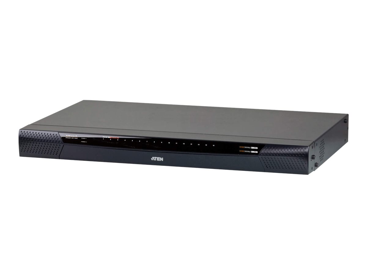 ATEN KN1116VA commutateur �cran, clavier et souris Grille de montage Noir
