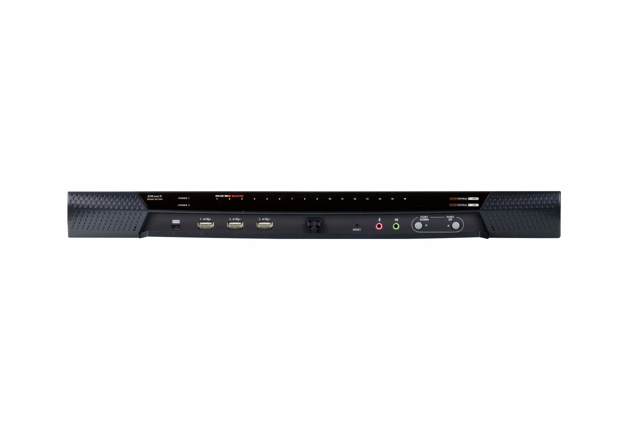 ATEN KN1116VA commutateur �cran, clavier et souris Grille de montage Noir