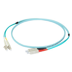 EFB Elektronik O0314FT.45 cable de fibra optica 45 m LC SC I-V(ZN) HH OM3 Color aguamarina