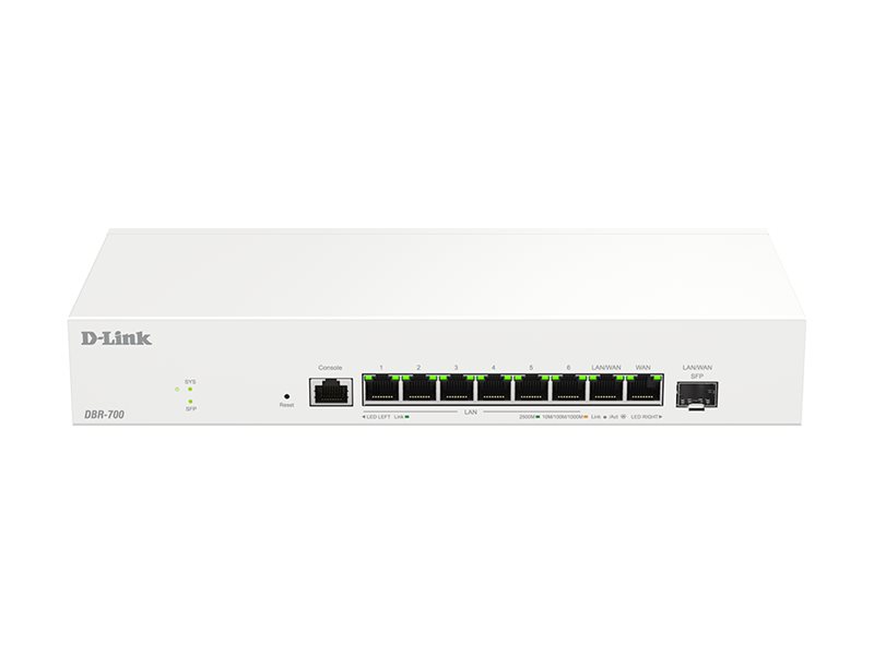 D-Link DBR-700 Routeur connect� 2.5 Gigabit Ethernet Blanc