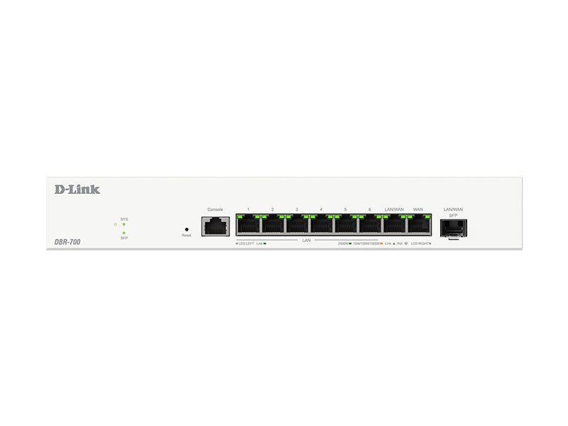 D-Link DBR-700 Routeur connect� 2.5 Gigabit Ethernet Blanc