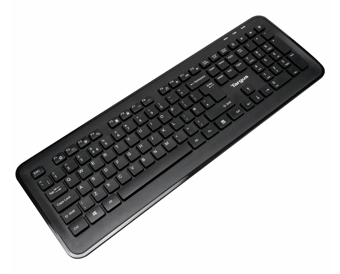 Targus AKM610UK teclado Rat�n incluido Universal RF inal�mbrico QWERTY Ingl�s Negro