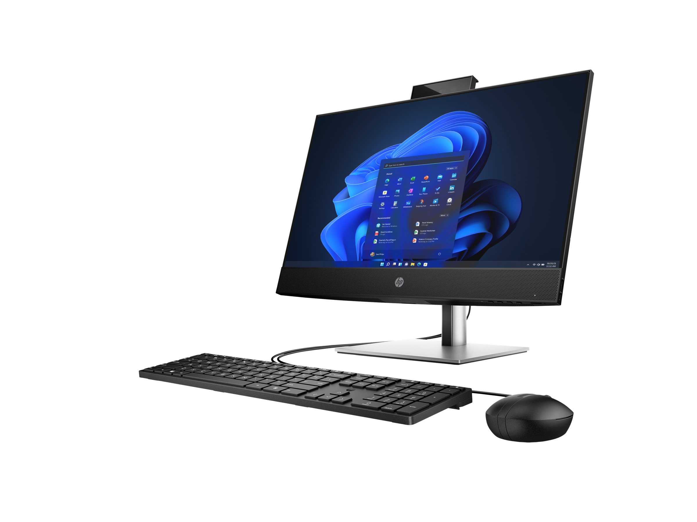 HP ProOne 440 G9 - All-in-One (Komplettl�sung) - Core i7 i7-14700T / 1.3 GHz - RAM 16 GB - SSD 512 GB - NVMe - UHD Graphics 770 - 1GbE, Wi-Fi 6E, Bluetooth 5.3 - WLAN: 802.11a/b/g/n/ac/ax (Wi-Fi 6E)