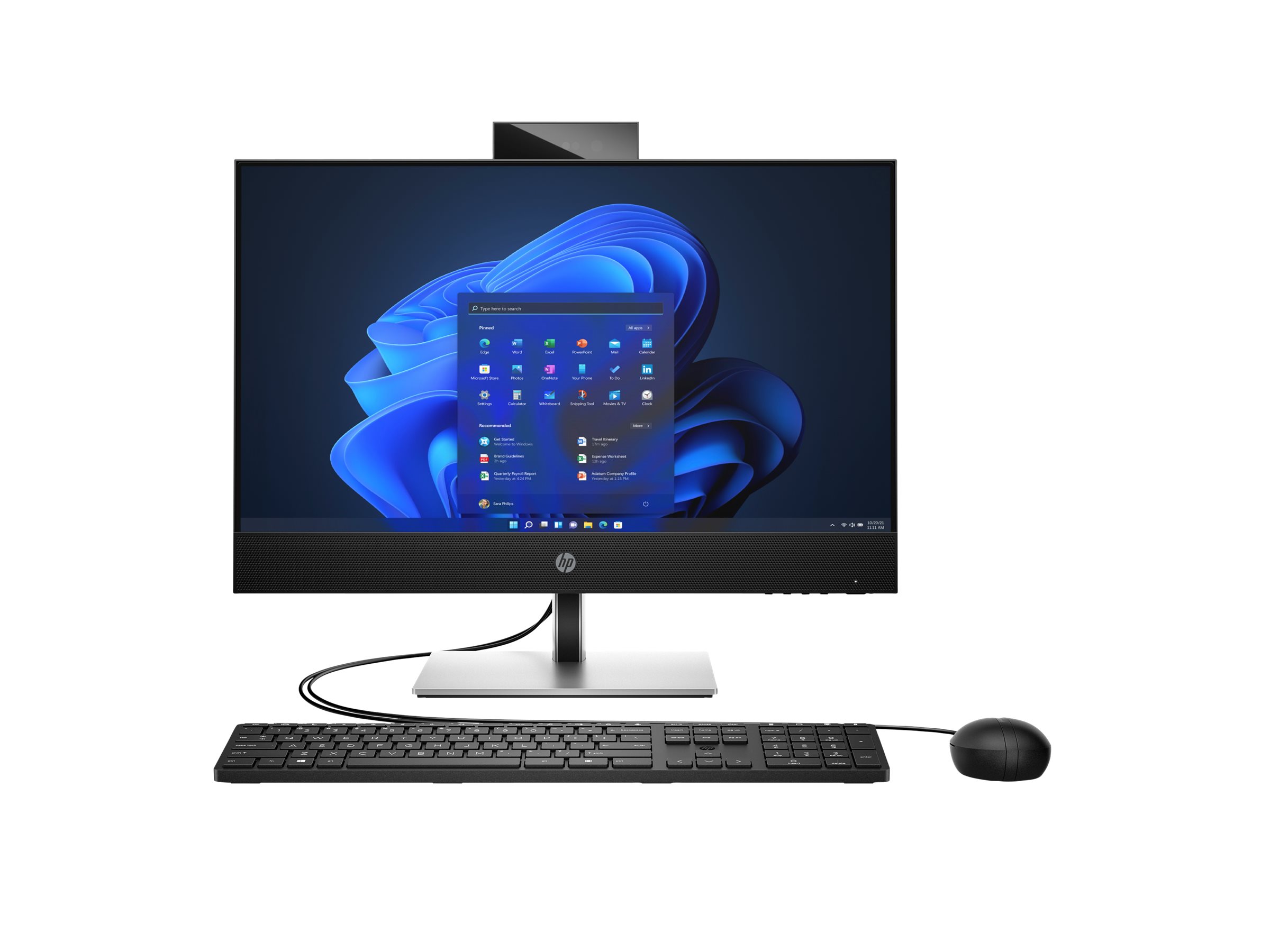 HP ProOne 440 G9 - All-in-One (Komplettl�sung) - Core i7 i7-14700T / 1.3 GHz - RAM 16 GB - SSD 512 GB - NVMe - UHD Graphics 770 - 1GbE, Wi-Fi 6E, Bluetooth 5.3 - WLAN: 802.11a/b/g/n/ac/ax (Wi-Fi 6E)