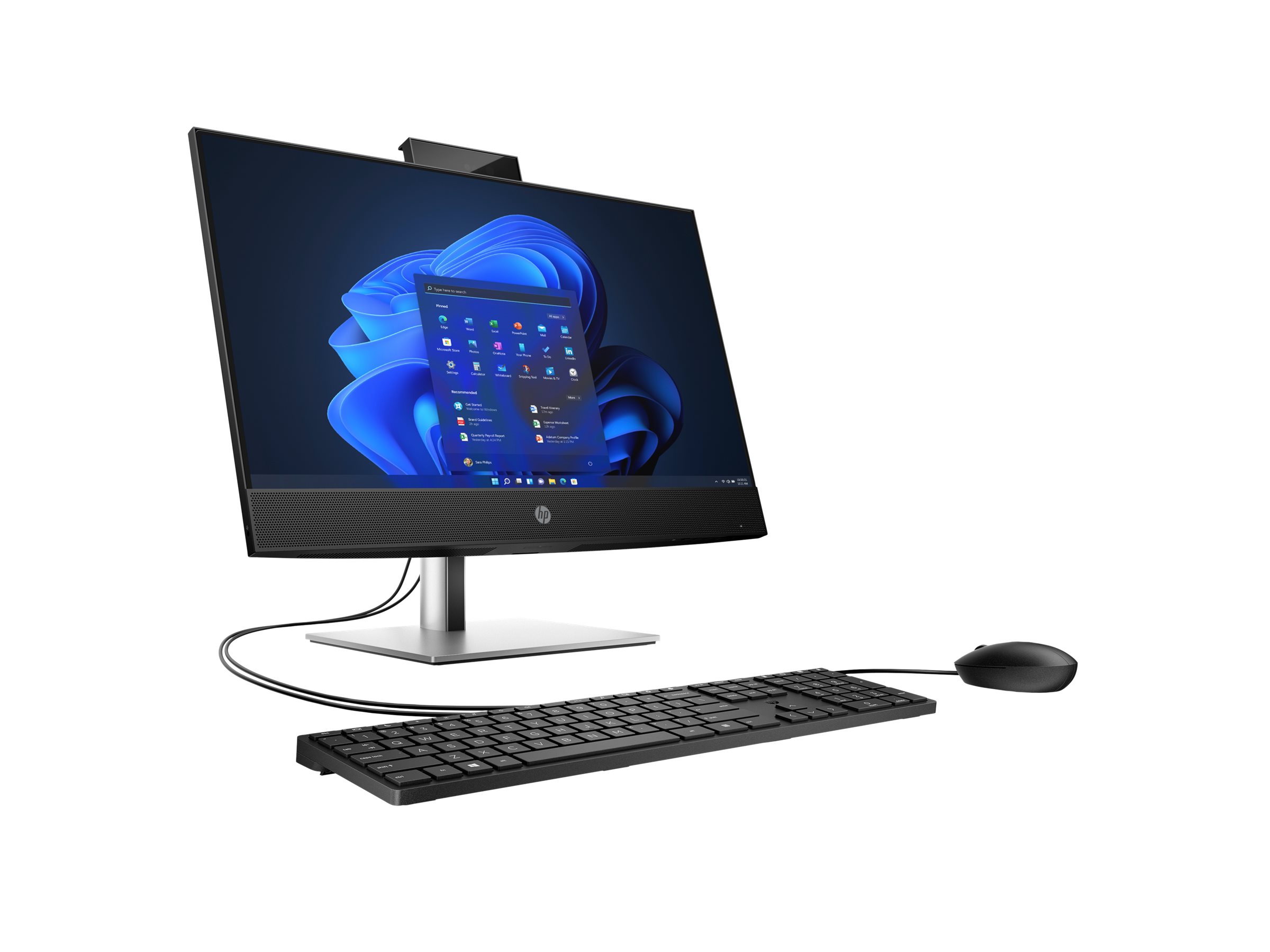 HP ProOne 440 G9 - All-in-One (Komplettl�sung) - Core i7 i7-14700T / 1.3 GHz - RAM 16 GB - SSD 512 GB - NVMe - UHD Graphics 770 - 1GbE, Wi-Fi 6E, Bluetooth 5.3 - WLAN: 802.11a/b/g/n/ac/ax (Wi-Fi 6E)