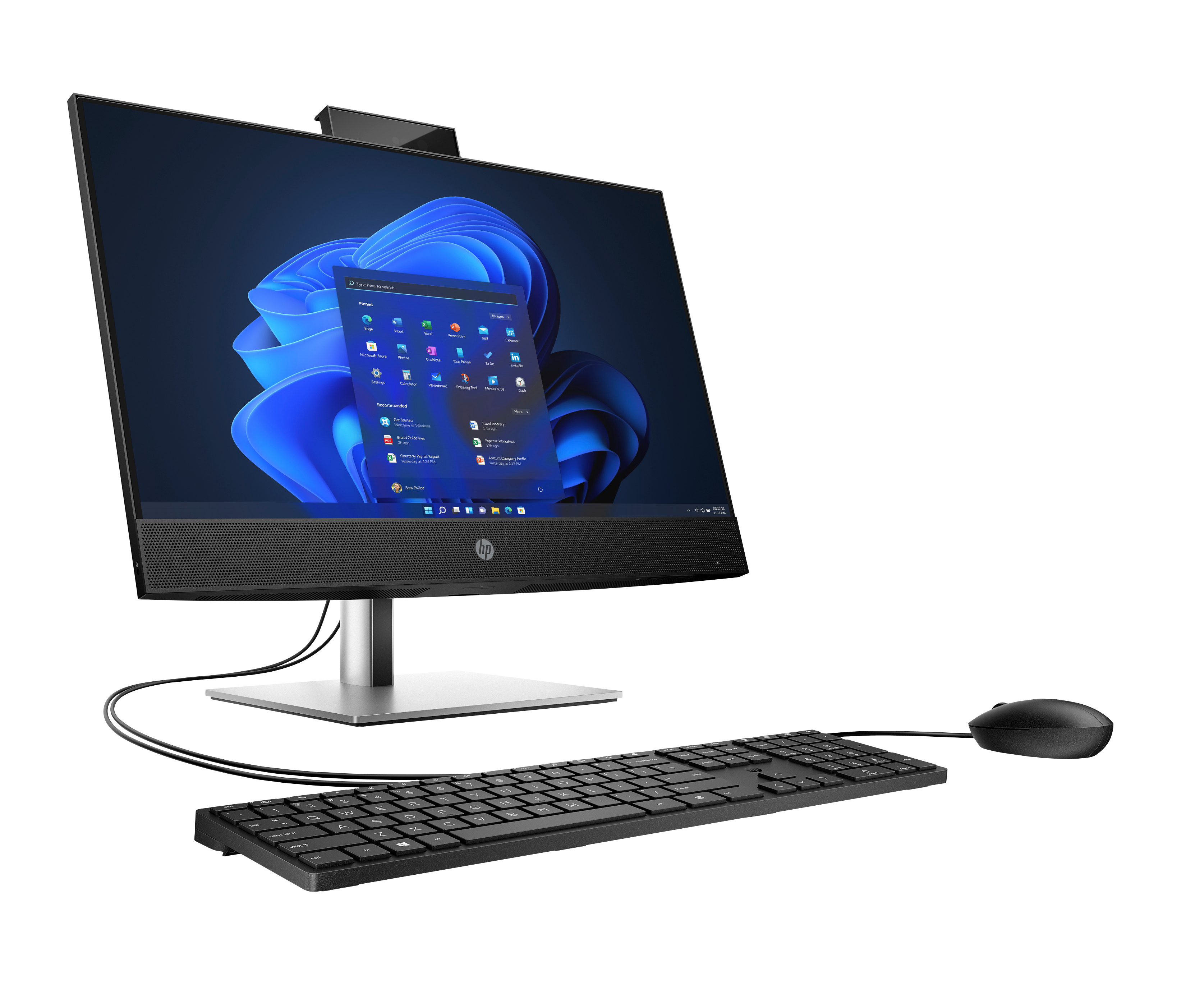 HP ProOne 440 G9 - All-in-One (Komplettl�sung) - Core i7 i7-14700T / 1.3 GHz - RAM 16 GB - SSD 512 GB - NVMe - UHD Graphics 770 - 1GbE, Wi-Fi 6E, Bluetooth 5.3 - WLAN: 802.11a/b/g/n/ac/ax (Wi-Fi 6E)