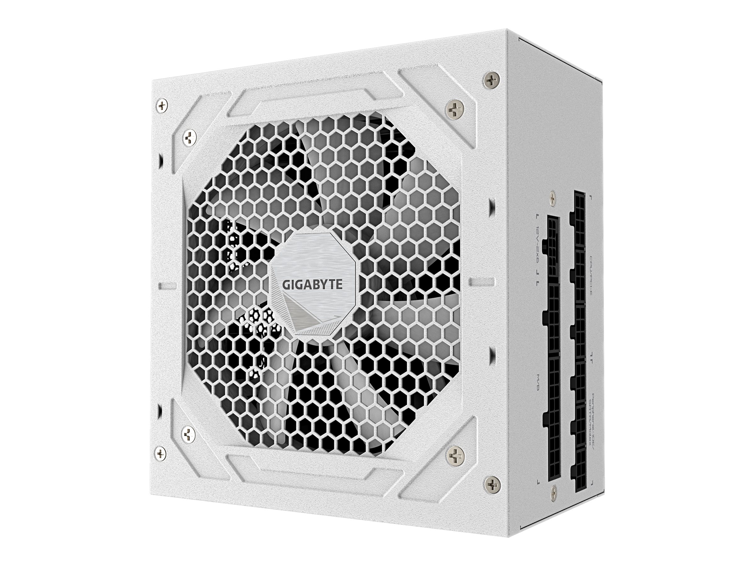 GIGABYTE UD850GM PG5 V2 ICE Fuente de Alimentaci�n PCIe Gen 5.1, 80 PLUS Gold, Dise�o completamente modular, Ventilador de 120 mm, Compatible con ATX 3.1, Enchufe EU