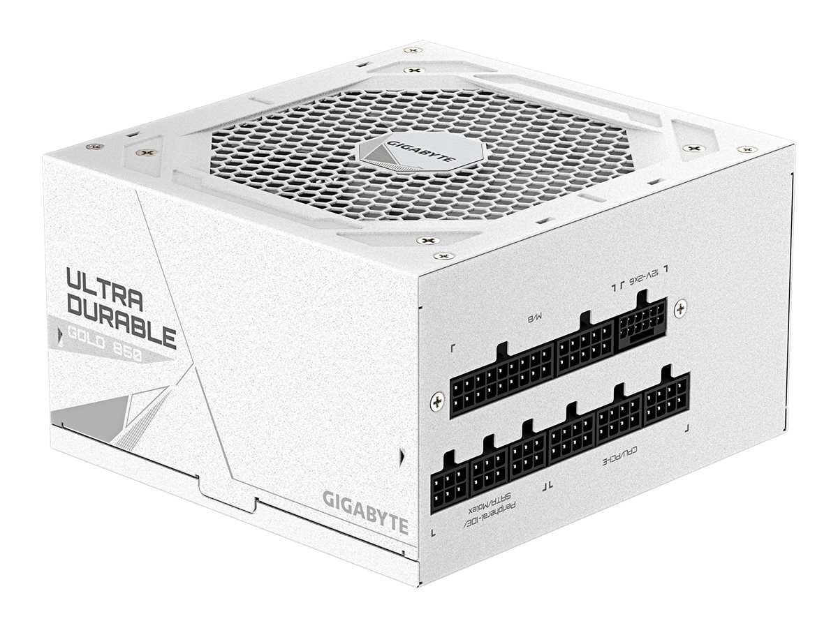 GIGABYTE UD850GM PG5 V2 ICE Alimentatore PCIe Gen 5.1, 80 PLUS Gold, Design completamente modulare, Ventola da 120 mm, Compatibile con ATX 3.1, Spina EU