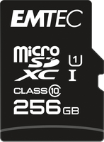 EMTEC MicroSDXC 256GB+Adapter CL10 EliteGold UHS-I 85MB/s Blister - High Capacity SD (MicroSDHC)