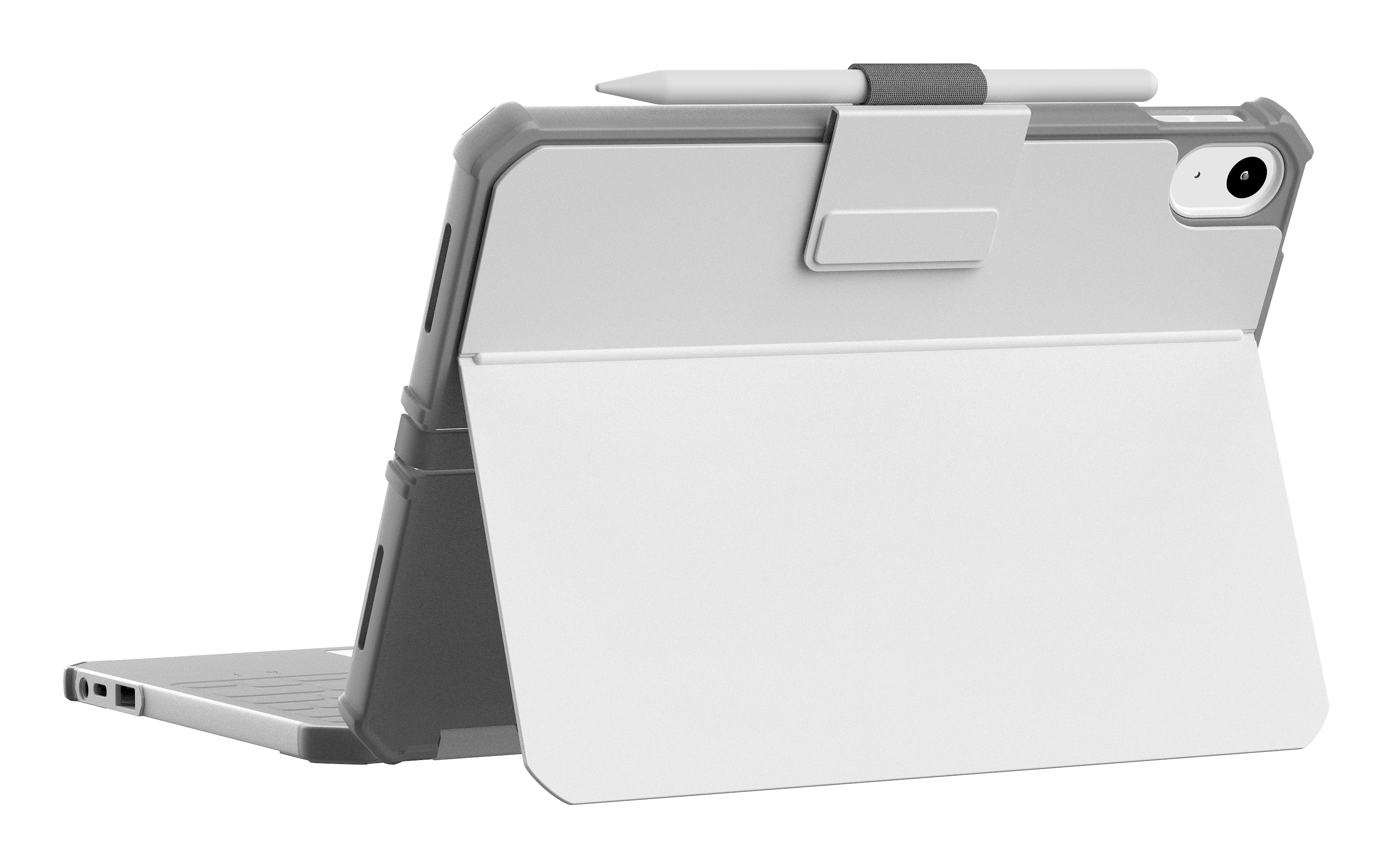 Urban Armor Gear UAG Healthcare Rugged USB-C Keyboard Case mit Trackpad| Apple iPad