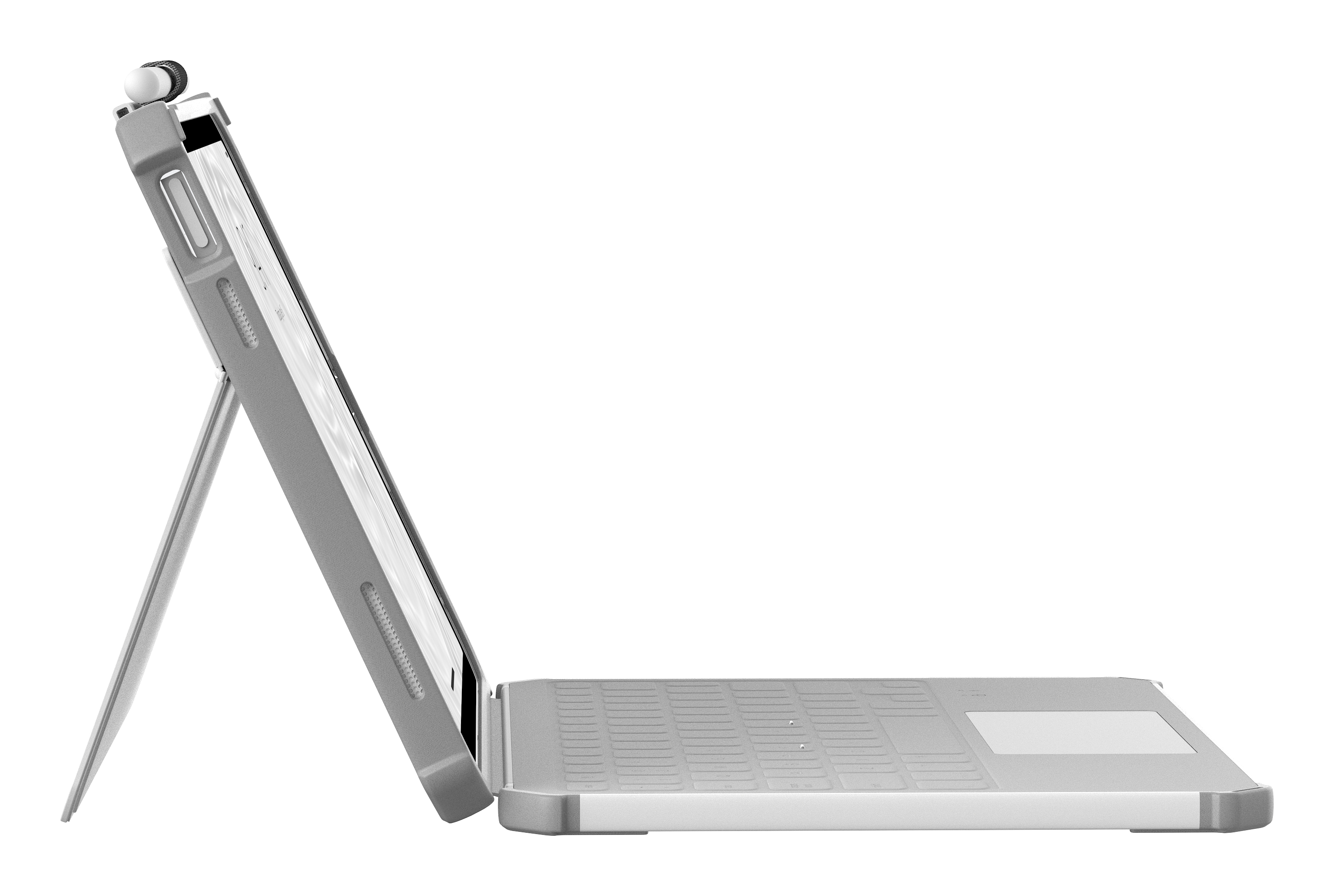 Urban Armor Gear UAG Healthcare Rugged USB-C Keyboard Case mit Trackpad| Apple iPad