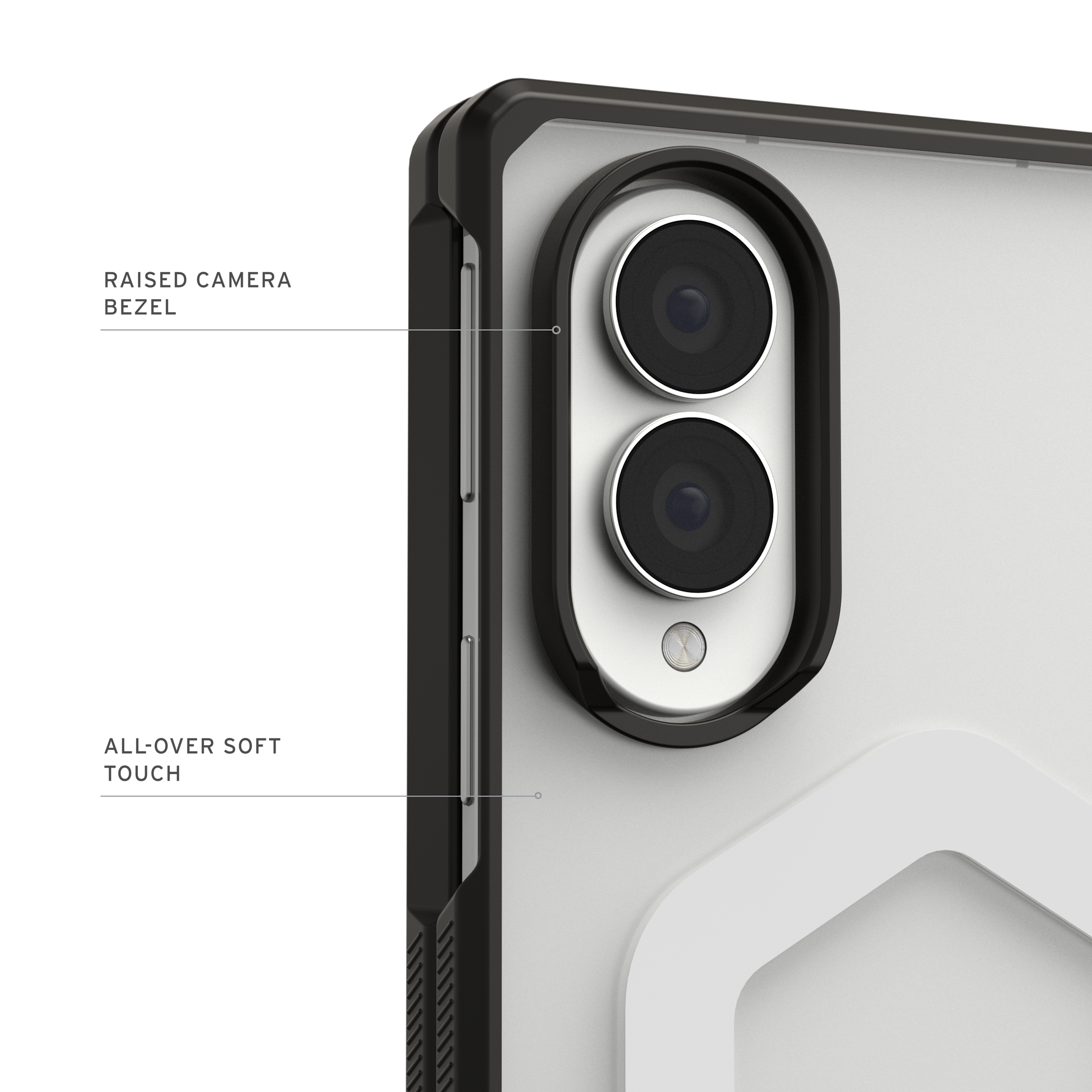 Urban Armor Gear 214562114343 custodia per cellulare 19,3 cm (7.6) Cover Nero, Bianco