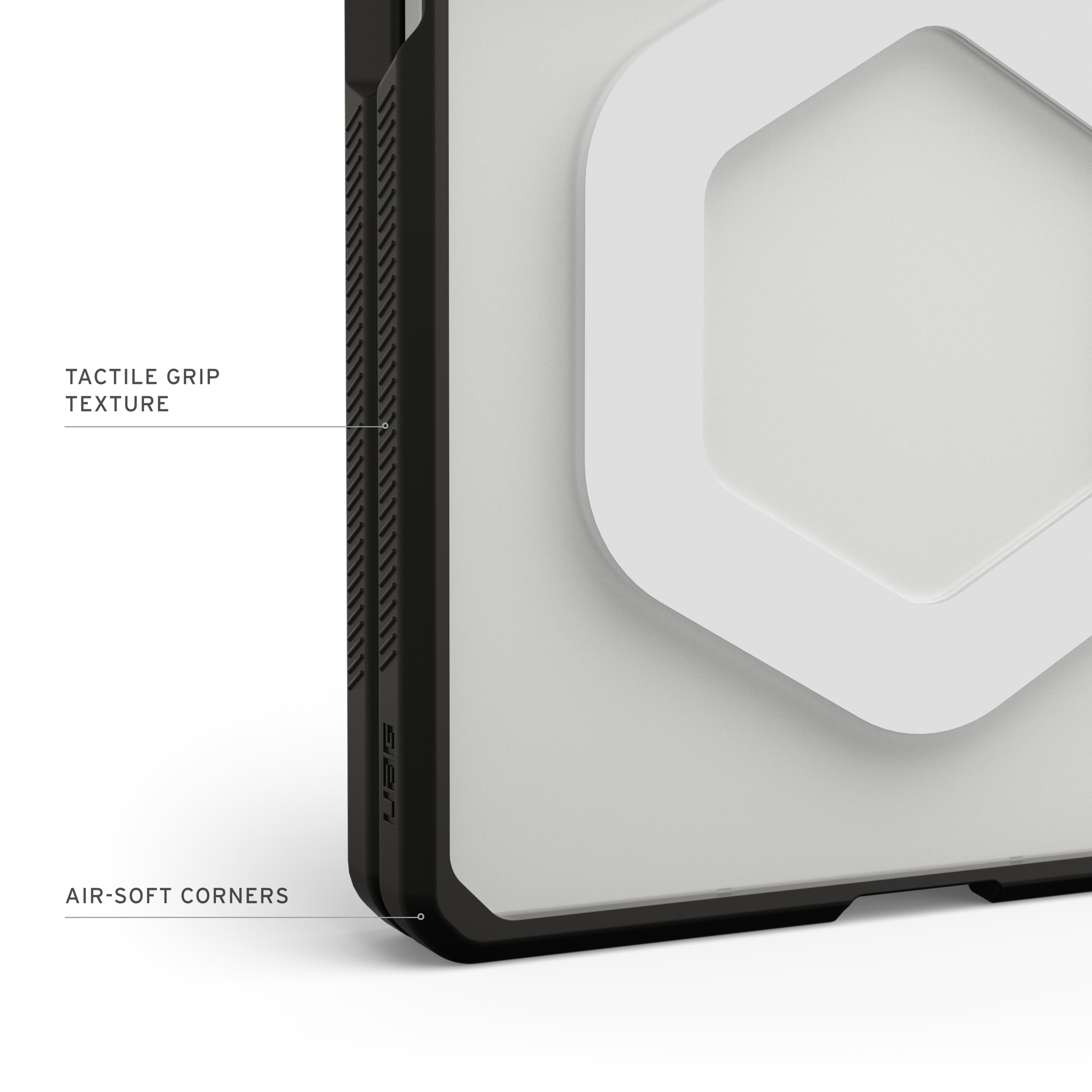 Urban Armor Gear 214562114343 custodia per cellulare 19,3 cm (7.6) Cover Nero, Bianco