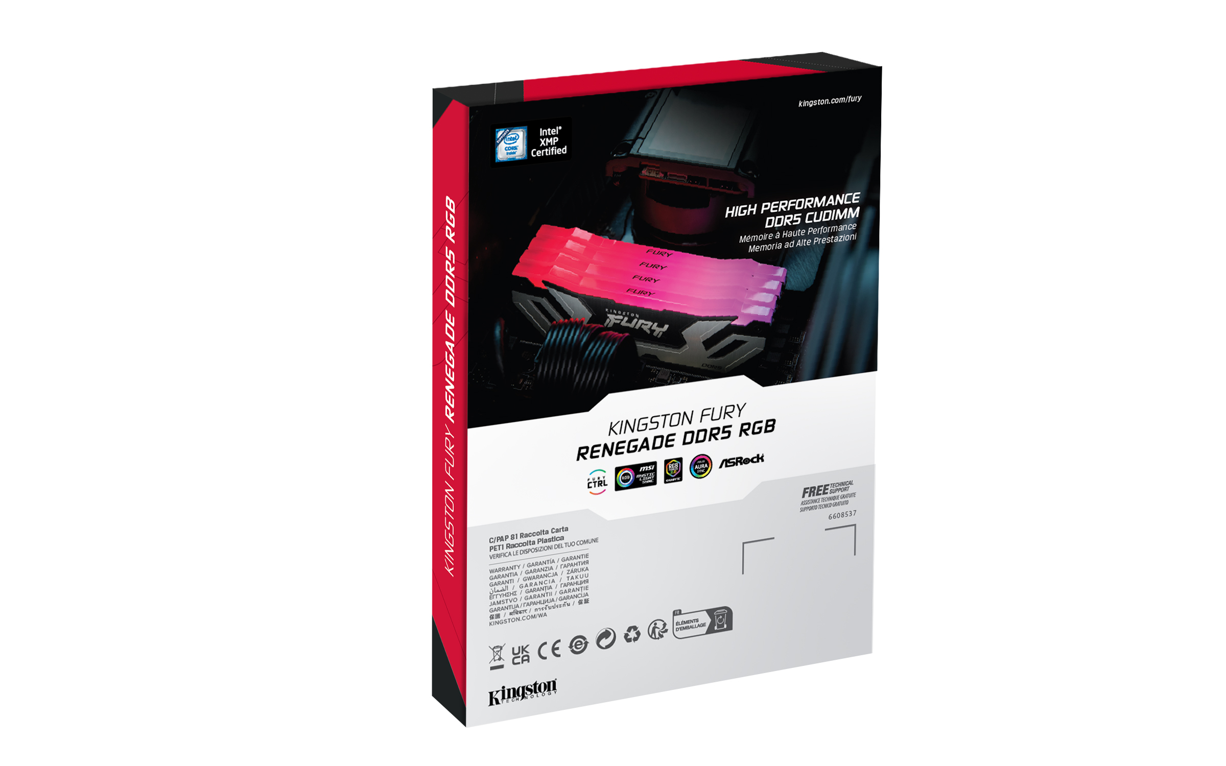 Kingston FURY Renegade RGB - DDR5 - Kit - 48 GB: 2 x 24 GB