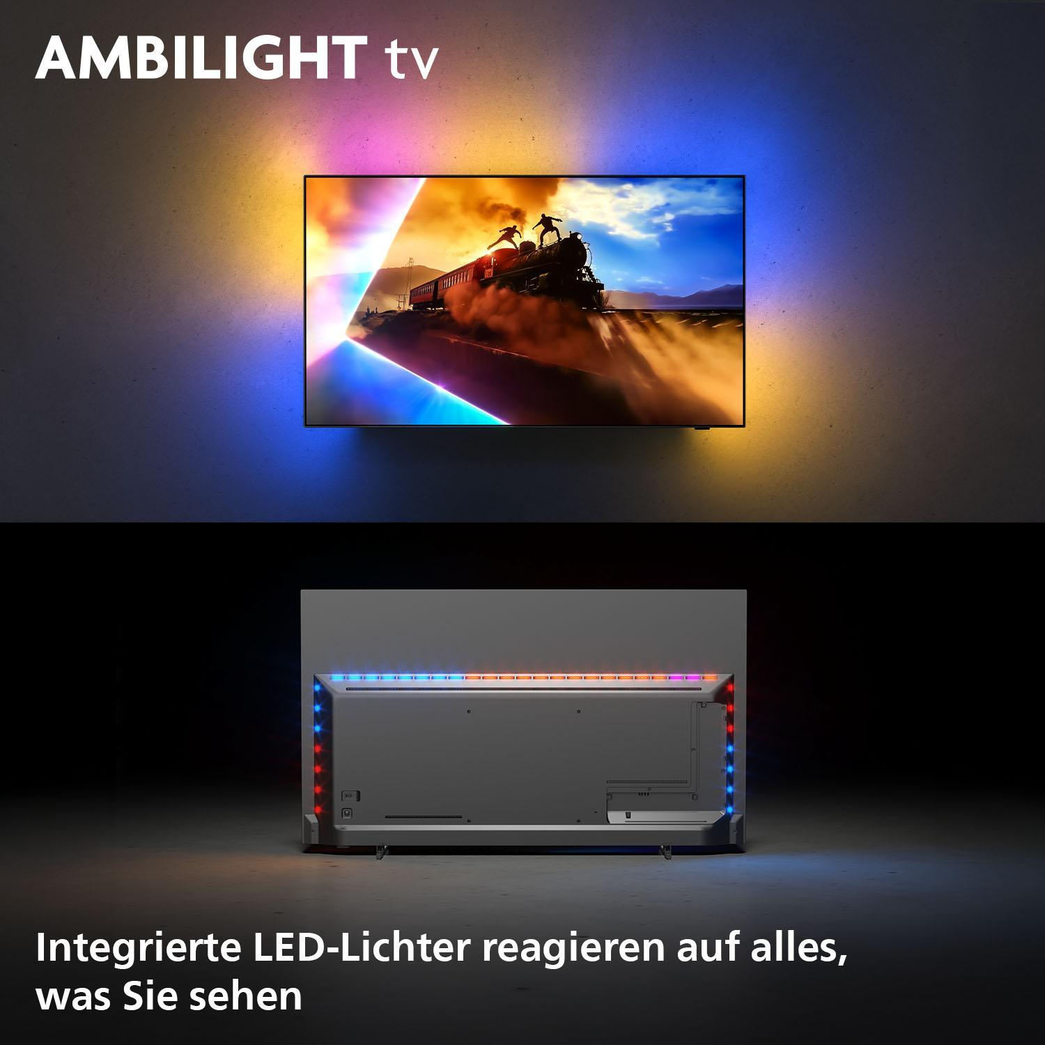Philips 48OLED760 - 121 cm (48) Diagonalklasse OLED-TV - Smart TV - TITAN OS - 4K UHD (2160p)